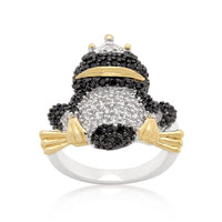 Thumbnail for Cubic Zirconia Frog Prince Ring