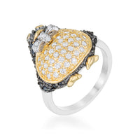Thumbnail for Jet Black Cubic Zirconia Penguin Ring