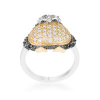 Thumbnail for Jet Black Cubic Zirconia Penguin Ring