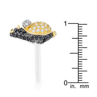Thumbnail for Jet Black Cubic Zirconia Penguin Ring