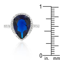Thumbnail for Sapphire Cubic Zirconia Drop Ring