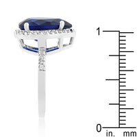 Thumbnail for Sapphire Cubic Zirconia Drop Ring
