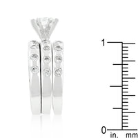Thumbnail for Bezel Set Engagement Ring Set