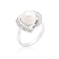 Thumbnail for Single Pearl Cocktail Ring
