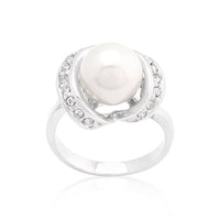 Thumbnail for Single Pearl Cocktail Ring