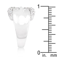 Thumbnail for Simple Cubic Zirconia Belt Ring