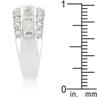 Thumbnail for 3-Row Cubic Zirconia Band