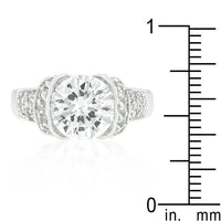 Thumbnail for Tension Set Cubic Zirconia Engagement Ring