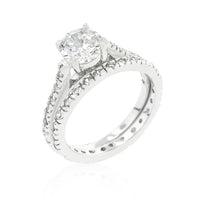 Thumbnail for Glistening Engagement Ring Set