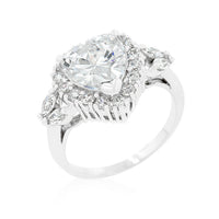 Thumbnail for Heart Halo Engagement Ring