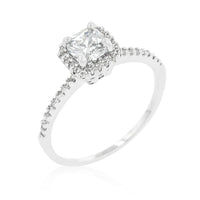 Thumbnail for Princess Cut Halo Engagement Ring