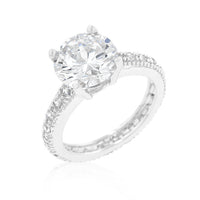 Thumbnail for Micro-pave Cubic Zirconia Engagement Ring