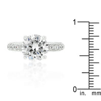 Thumbnail for Micro-pave Cubic Zirconia Engagement Ring