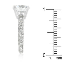 Thumbnail for Micro-pave Cubic Zirconia Engagement Ring