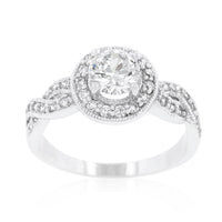 Thumbnail for Round Cut Halo Engagement Ring