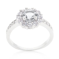 Thumbnail for Bella Birthstone Engagement Ring in Clear