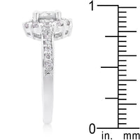 Thumbnail for Bella Birthstone Engagement Ring in Clear