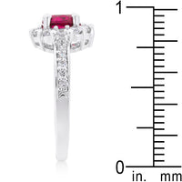 Thumbnail for Bella Birthstone Engagement Ring in Pink