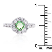 Thumbnail for Bella Birthstone Engagement Ring in Green