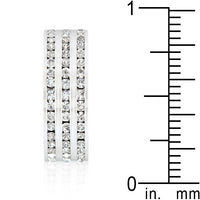 Thumbnail for Triple Row Crystal Eternity Band