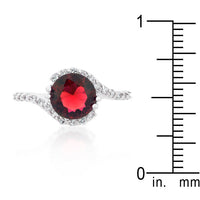 Thumbnail for Red Swirling Engagement Ring