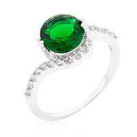 Thumbnail for Green Swirling Engagement Ring