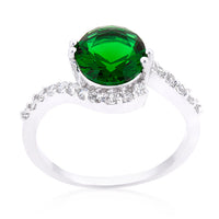 Thumbnail for Green Swirling Engagement Ring