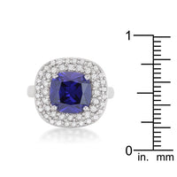 Thumbnail for Micropave Lavender Purple Bridal Cocktail Ring