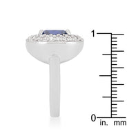 Thumbnail for Micropave Lavender Purple Bridal Cocktail Ring