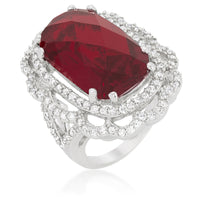Thumbnail for Red Cocktail Crest Ring