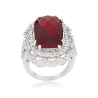 Thumbnail for Red Cocktail Crest Ring