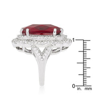 Thumbnail for Red Cocktail Crest Ring