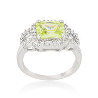 Thumbnail for The Celeste Radiant Cut Halo Engagement Ring