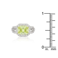 Thumbnail for The Celeste Radiant Cut Halo Engagement Ring