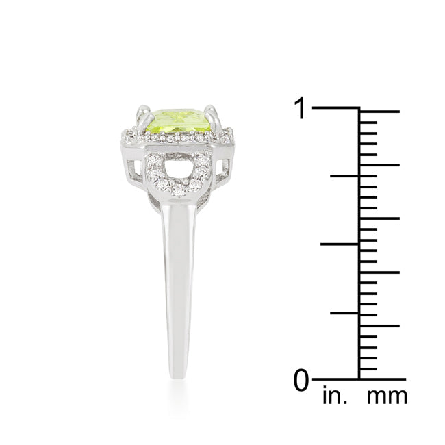 The Celeste Radiant Cut Halo Engagement Ring