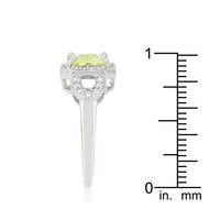Thumbnail for The Celeste Radiant Cut Halo Engagement Ring