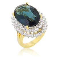 Thumbnail for Two-tone Double Halo Cocktail Ring