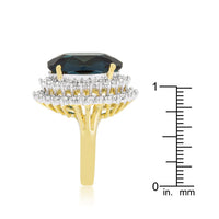 Thumbnail for Two-tone Double Halo Cocktail Ring