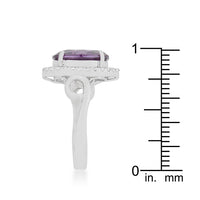 Thumbnail for Amethyst Halo Cocktail Ring