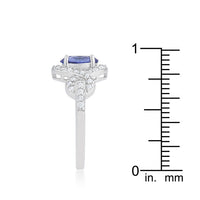 Thumbnail for Tanzanite Halo Pave Cocktail Ring