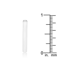 Thumbnail for White Ceramic Band Ring With Cubic Zirconia
