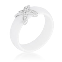 Thumbnail for Modern Classic X Ring - White