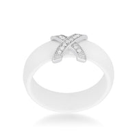 Thumbnail for Modern Classic X Ring - White