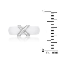Thumbnail for Modern Classic X Ring - White