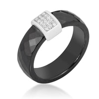Thumbnail for Black Ceramic Cocktail Ring