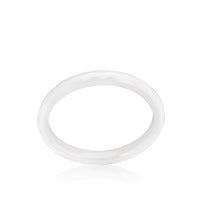 Thumbnail for White Ceramic Band Ring