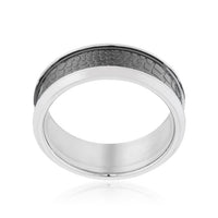 Thumbnail for Band Ring with Animal Print Detail