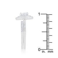 Thumbnail for Pave Round Wedding Ring Set