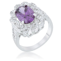 Thumbnail for Amethyst Oval Classic Ring