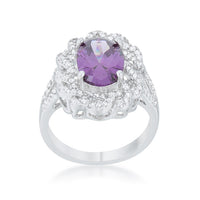 Thumbnail for Amethyst Oval Classic Ring